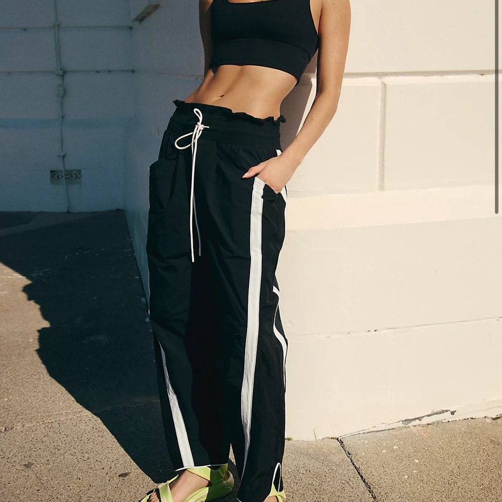 FP Movement Black and White Track Pants